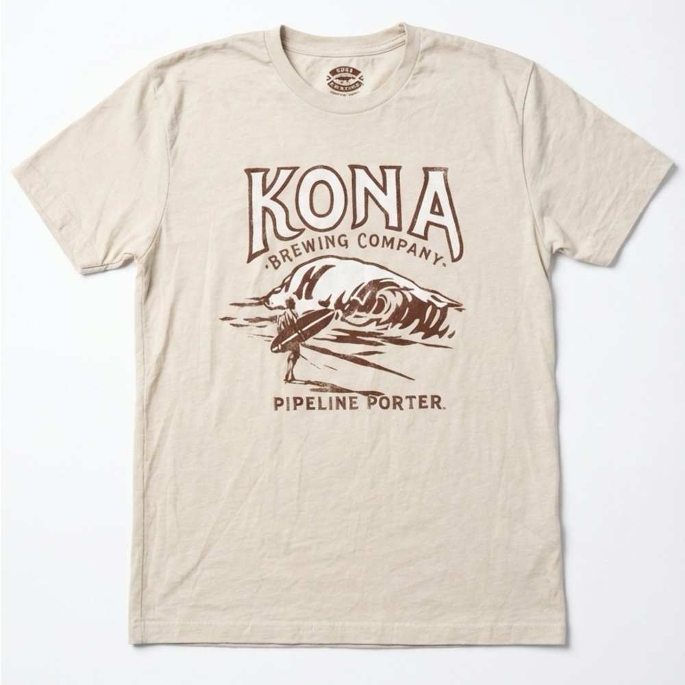 Tan Graphic Tee Kona Brewing